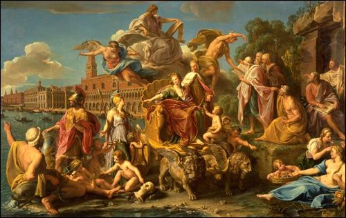 Pompeo Batoni Triumph of Venice china oil painting image